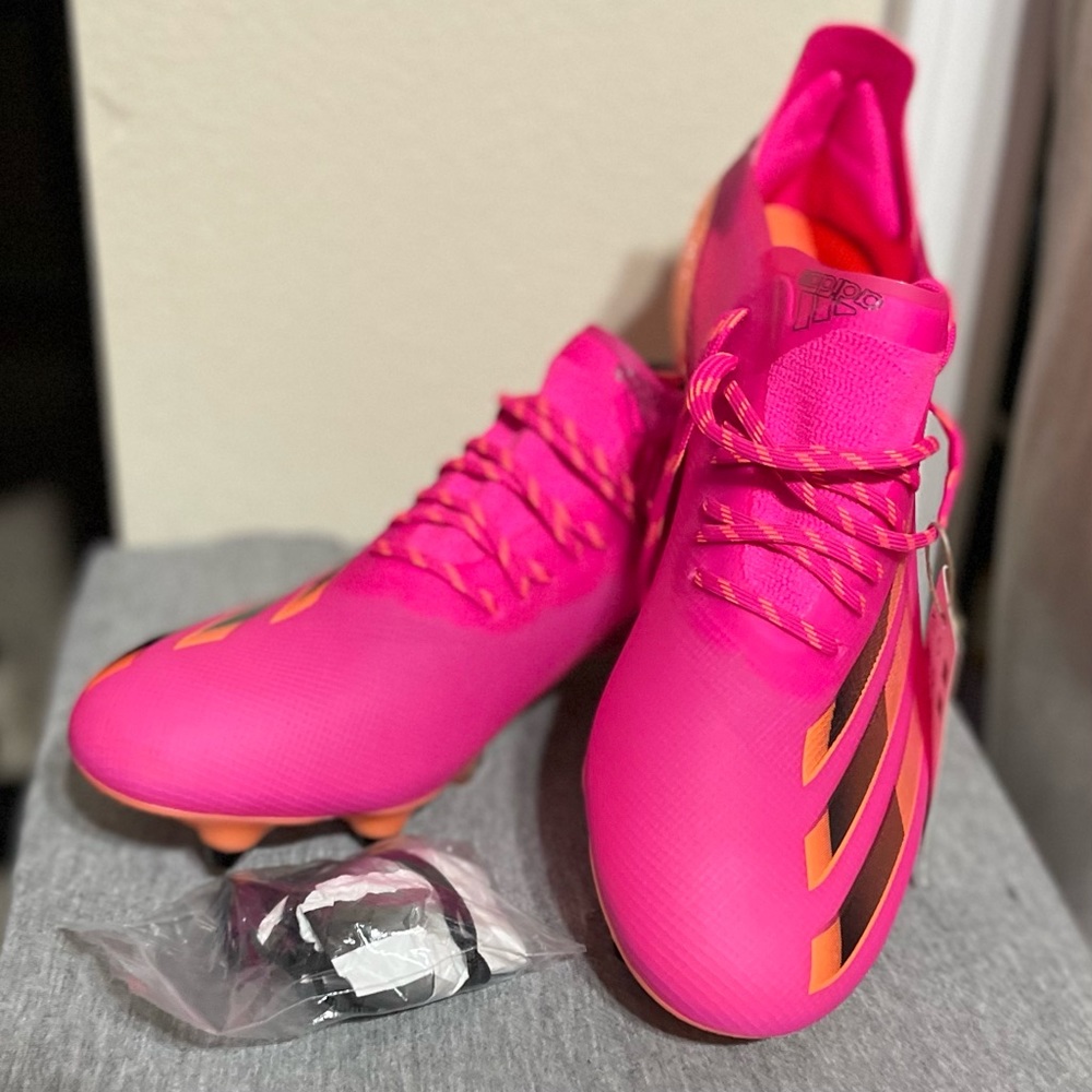 Adidas Men’s Cleats - X Ghosted.1 Soccer Shoe - Soft Ground Soccer Shoe/Cleats